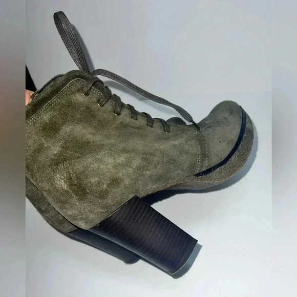 Barney's New York suede lace boots Sz 38  US 7.5 - Picture 5 of 10